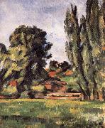 Paul Cezanne landscape has Baiyang Sweden oil painting artist